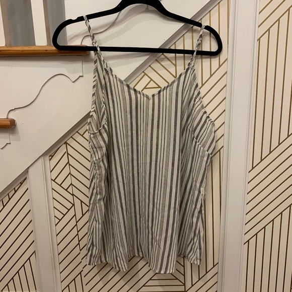 Japna Tops - Japna Striped V-neck Tank NWT
